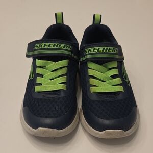 Skechers Kids Sneakers - Navy and Lime